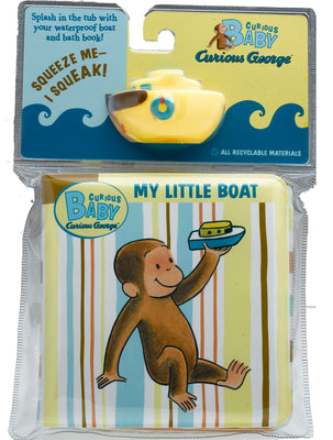 Cover Image for Curious Baby: My Little Bath Book & Toy Boat [With Boat] -- H. A. Rey, Other