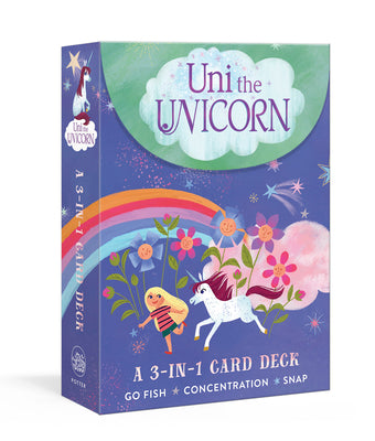 Cover Image for Uni the Unicorn: A 3-In-1 Card Deck: Card Games Include Go Fish, Concentration, and Snap -- Amy Krouse Rosenthal, Board Games