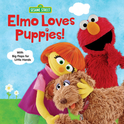 Cover Image for Elmo Loves Puppies! (Sesame Street) -- Andrea Posner-Sanchez, Board Books