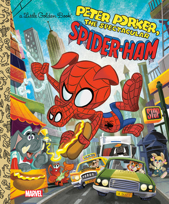 Cover Image for Spider-Ham Little Golden Book (Marvel Spider-Man) -- John Sazaklis, Hardcover