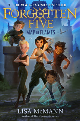 Cover Image for Map of Flames (the Forgotten Five, Book 1) -- Lisa McMann, Paperback