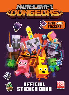 Cover Image for Minecraft Official Dungeons Sticker Book (Minecraft) -- Random House, Paperback
