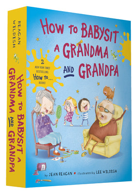 Cover Image for How to Babysit a Grandma and Grandpa Board Book Boxed Set -- Jean Reagan, Hardcover