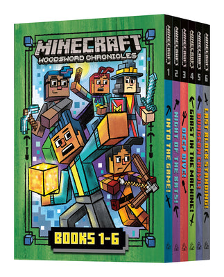 Cover Image for Minecraft Woodsword Chronicles: The Complete Series: Books 1-6 (Minecraft Woodsword Chronicles) -- Nick Eliopulos, Hardcover