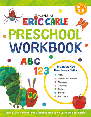 Cover Image for World of Eric Carle Preschool Workbook -- Wiley Blevins, Paperback