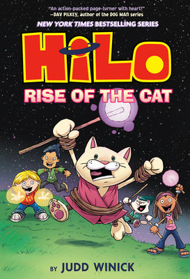 Cover Image for Hilo Book 10: Rise of the Cat: (A Graphic Novel) -- Judd Winick, Hardcover