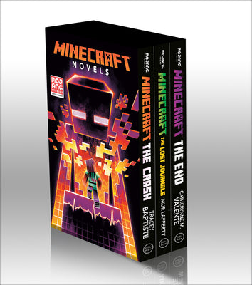 Cover Image for Minecraft Novels 3-Book Boxed: Minecraft: The Crash, the Lost Journals, the End -- Tracey Baptiste, Paperback