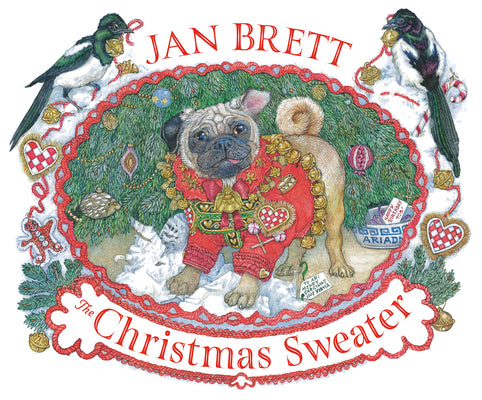 Cover Image for The Christmas Sweater -- Jan Brett, Hardcover