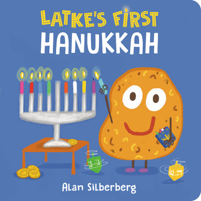 Cover Image for Latke's First Hanukkah -- Alan Silberberg, Board Books