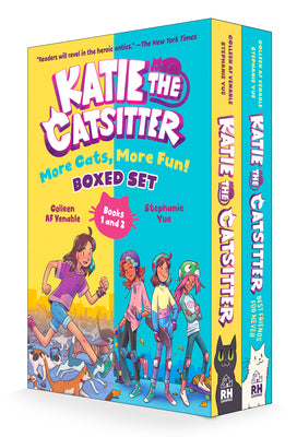 Cover Image for Katie the Catsitter: More Cats, More Fun! Boxed Set (Books 1 and 2): (A Graphic Novel Boxed Set) -- Colleen Af Venable, Paperback