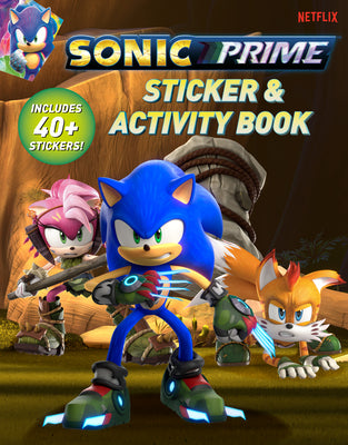 Cover Image for Sonic Prime Sticker & Activity Book: Includes 40+ Stickers -- Gabriella Degennaro, Paperback