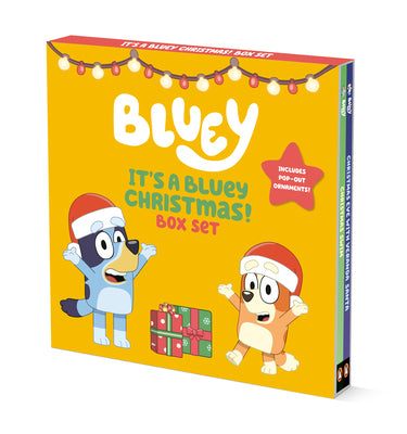 Cover Image for It's a Bluey Christmas! Box Set: Includes Pop-Out Ornaments -- Penguin Young Readers Licenses, Hardcover