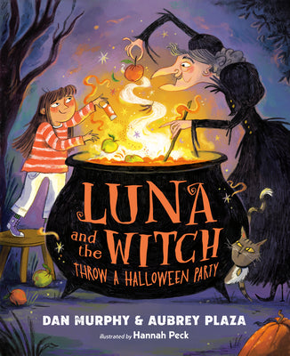 Cover Image for Luna and the Witch Throw a Halloween Party -- Aubrey Plaza, Hardcover