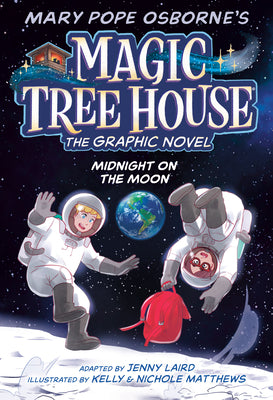 Cover Image for Midnight on the Moon Graphic Novel -- Mary Pope Osborne, Library Binding