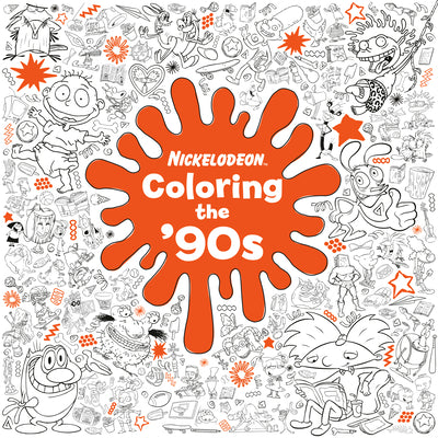 Cover Image for Coloring the '90s (Nickelodeon) -- Random House, Paperback