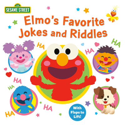 Cover Image for Elmo's Favorite Jokes and Riddles (Sesame Street) -- Courtney Carbone, Board Books