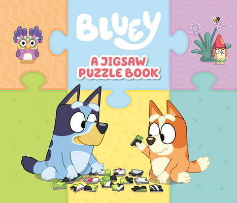 Cover Image for Bluey: A Jigsaw Puzzle Book: Includes 4 Double-Sided Puzzles -- Penguin Young Readers Licenses, Board Books
