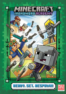 Cover Image for Ready. Set. Respawn! (Minecraft Ironsword Academy #1) -- Caleb Zane Huett, Hardcover