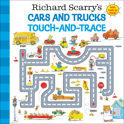 Cover Image for Richard Scarry's Cars and Trucks Touch-And-Trace -- Richard Scarry, Board Books