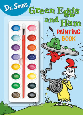 Cover Image for Dr. Seuss: Green Eggs and Ham Painting Book: Coloring and Activity Book with Paint Box -- Random House, Paperback