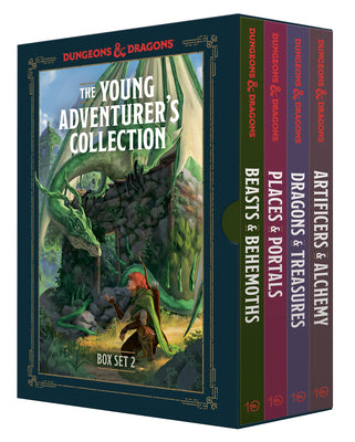 Cover Image for The Young Adventurer's Collection Box Set 2 (Dungeons & Dragons 4-Book Boxed Set): Beasts & Behemoths, Dragons & Treasures, Places & Portals, Artifice -- Jim Zub, Paperback