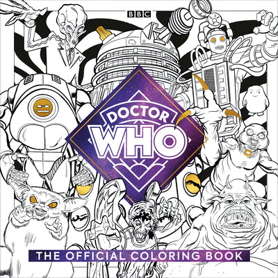 Cover Image for The Official Doctor Who Coloring Book -- Mike Collins, Paperback