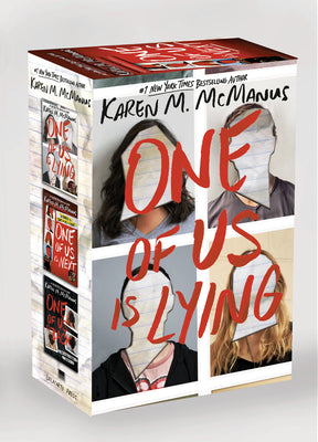 Cover Image for One of Us Is Lying Series Paperback Boxed Set: One of Us Is Lying; One of Us Is Next; One of Us Is Back -- Karen M. McManus, Paperback