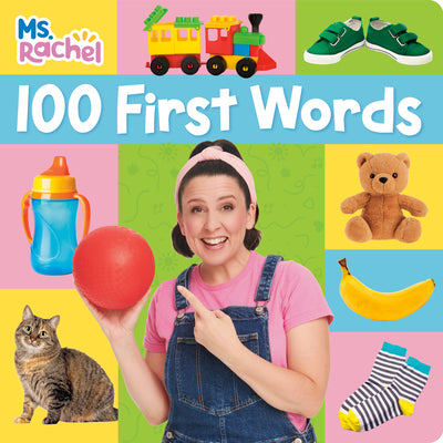 Cover Image for 100 First Words (Ms. Rachel) -- MS Rachel, Board Books