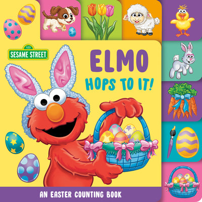 Cover Image for Elmo Hops to It! an Easter Counting Book (Sesame Street) -- Andrea Posner-Sanchez, Board Books