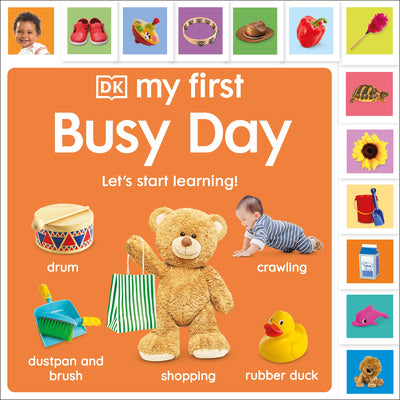 Cover Image for My First Busy Day: Let's Start Learning! -- DK, Board Books