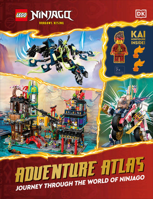 Cover Image for Lego Ninjago Dragons Rising Adventure Atlas: Journey Through the World of Ninjago -- DK, Other