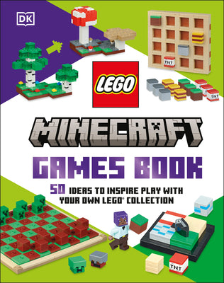 Cover Image for Lego Minecraft Games Book (Library Edition): 50 Fun Ideas to Play with Your Lego Collection! Without Bricks -- Julia March, Library Binding