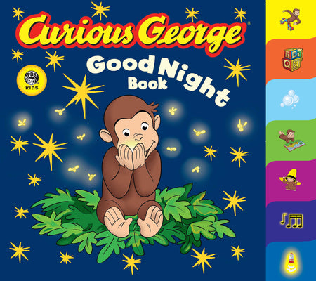 Cover Image for Curious George Good Night Book Tabbed -- H. A. Rey, Board Books