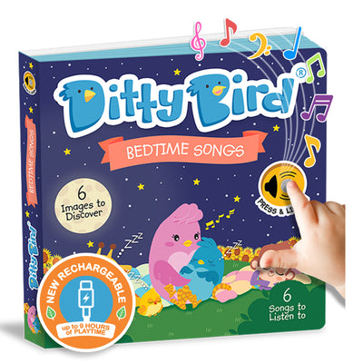 Cover Image for Ditty Bird Bedtime Songs Interactive Musical Book for Toddlers 1- 3 Baby Sound Book You Are My Sunshine -- Ditty Bird, Board Books