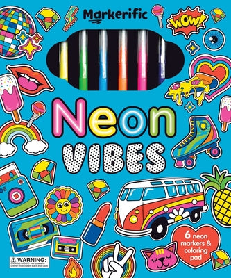 Cover Image for Markerific: Neon Vibes: Activity Folder with 6 Markers -- Lake Press, Other