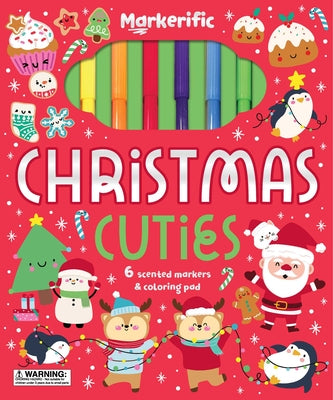 Cover Image for Markerific: Christmas Cuties: Activity Folder with 6 Markers -- Lake Press, Other