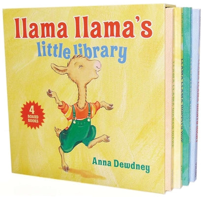 Cover Image for Llama Llama's Little Library: Llama Llama Wakey-Wake/Llama Llama Hoppity-Hop/Llama Llama Zippity-Zoom/Llama Llama Nighty-Night -- Anna Dewdney, Boxed Set