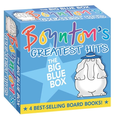 Cover Image for Boynton's Greatest Hits the Big Blue Box (Boxed Set): Moo, Baa, La La La!; A to Z; Doggies; Blue Hat, Green Hat -- Sandra Boynton, Boxed Set
