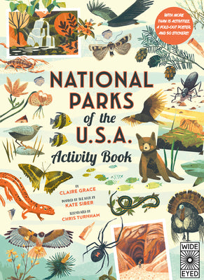 Cover Image for National Parks of the Usa: Activity Book: With More Than 15 Activities, a Fold-Out Poster, and 50 Stickers! -- Kate Siber, Paperback