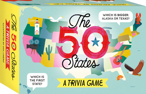 Cover Image for The 50 States: A Trivia Game: Test Your Knowledge of the 50 States! -- Ellie Dix, Other