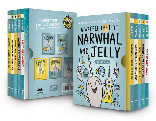 Cover Image for A Waffle Lot of Narwhal and Jelly (Hardcover Books 1-5) -- Ben Clanton, Hardcover