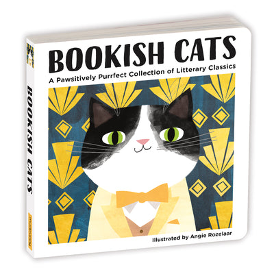 Cover Image for Bookish Cats Board Book -- Mudpuppy, Board Books