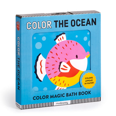 Cover Image for Color the Ocean Color Magic Bath Book -- Mudpuppy, Other