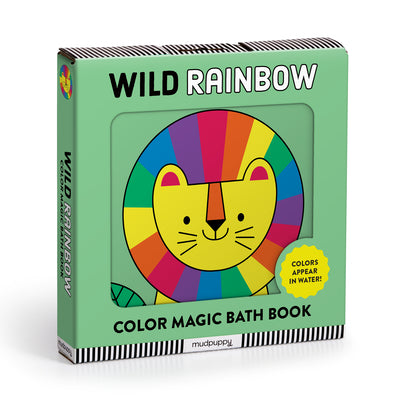 Cover Image for Wild Rainbow Color Magic Bath Book -- Mudpuppy, Vinyl-bound