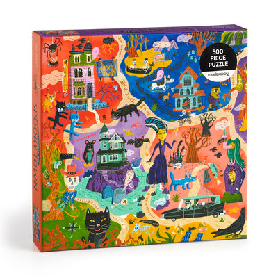 Cover Image for Welcome to Spooky Town 500 Piece Family Puzzle -- Mudpuppy, Other