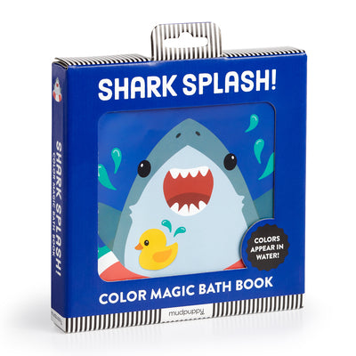 Cover Image for Shark Splash! Color Magic Bath Book -- Mudpuppy, Paperback