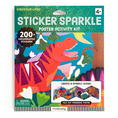 Cover Image for Dinosaur Land Sticker Sparkle Poster Activity Kit -- Natasha Durley, Other
