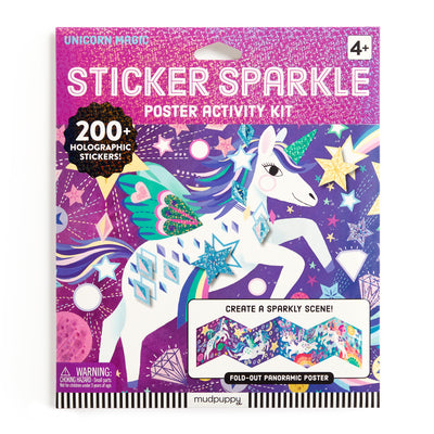 Cover Image for Unicorn Magic Sticker Sparkle Poster Activity Kit -- Mudpuppy, Other