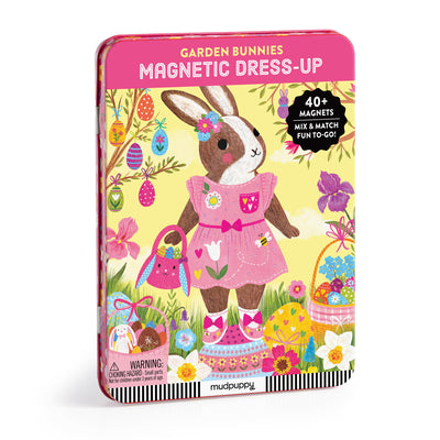 Cover Image for Garden Bunnies Magnetic Dress-Up -- Mudpuppy, Paperback