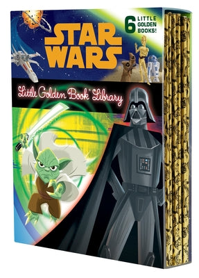 Cover Image for The Star Wars Little Golden Book Library (Star Wars): The Phantom Menace; Attack of the Clones; Revenge of the Sith; A New Hope; The Empire Strikes Ba -- Various, Boxed Set